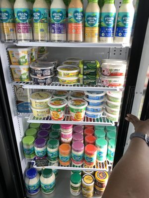 Refrigerated section 3 at Urthly Vegan Market in Garden Grove