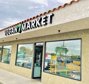 Entrance   at Urthly Vegan Market in Garden Grove