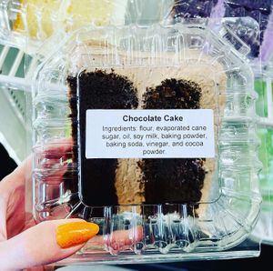Vegan Chocolate Cake  at Urthly Vegan Market in Garden Grove