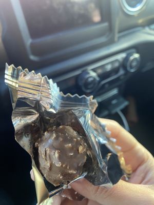 M:lk® Choc Nutty Choc Balls are a DREAM! 😛💗 Should Have Stocked Up! Truly AWEsome!   at Urthly Vegan Market in Garden Grove