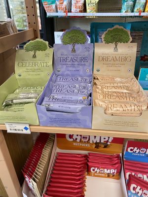 Stocked Up on the Treasure Bars 😛😛  at Urthly Vegan Market in Garden Grove