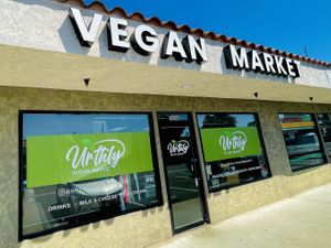 Storefront   at Urthly Vegan Market in Garden Grove