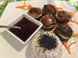 Delicioso!!! at Loving Hut in Madrid