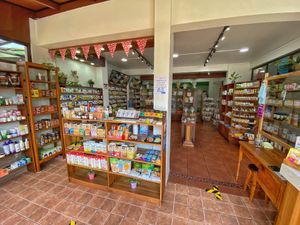 Inside at Ángel Azul Mercado Natural in La Fortuna
