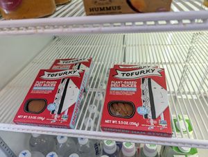 Sausage at Ángel Azul Mercado Natural in La Fortuna