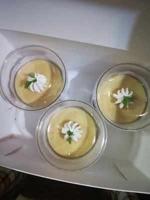 Pudding (also has alcohol free version) at Marbre Vegan in Tokyo
