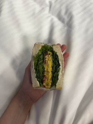 Vegan sandwich   at Marbre Vegan in Tokyo