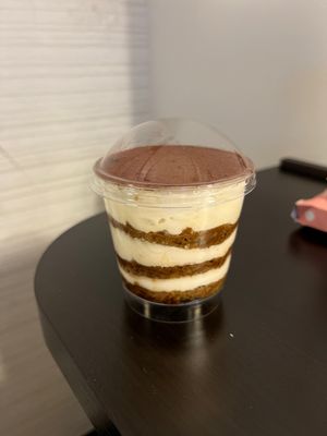 Tiramisu  at Marbre Vegan in Tokyo