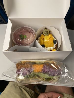 Adorable packaging to take my lunch to go on the Shinkansen   at Marbre Vegan in Tokyo