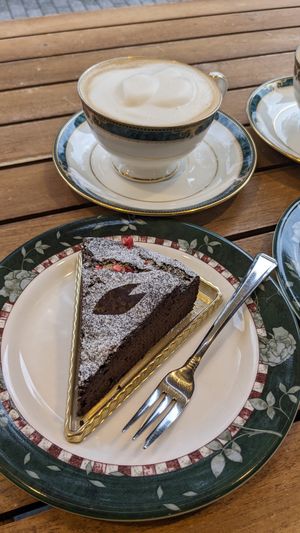 Choco Cake 🍰 at Marbre Vegan in Tokyo