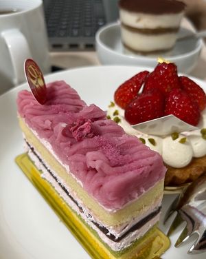   at Marbre Vegan in Tokyo