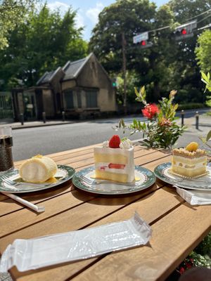 Cakes  at Marbre Vegan in Tokyo