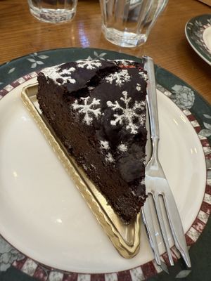 Chocolate cake  at Marbre Vegan in Tokyo