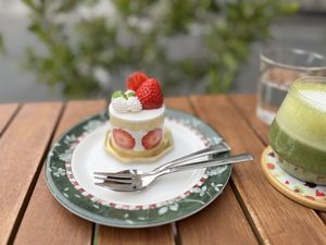   at Marbre Vegan in Tokyo