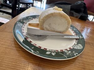 Lemon Roll Cake  at Marbre Vegan in Tokyo