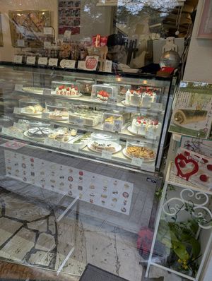 inside at Marbre Vegan in Tokyo