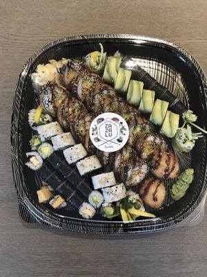 Vegane Sushi Platte at Zazalu in Neuss
