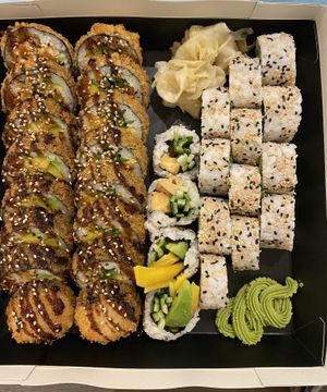Vegan Sushi plate for two at Zazalu in Neuss