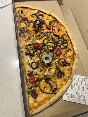 Pizza vegana  at La Pizzeria de las Tortugas Ninja in Rosario