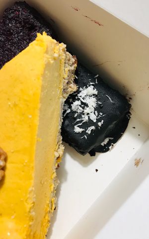 Coconut treat at Paradise Food in Skopje