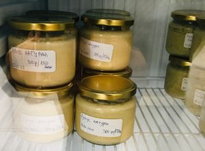 Dips for sale at Paradise Food in Skopje