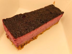 Vegan berry treat at Paradise Food in Skopje