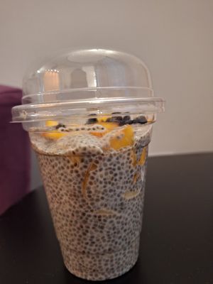 Chia pudding at Paradise Food in Skopje