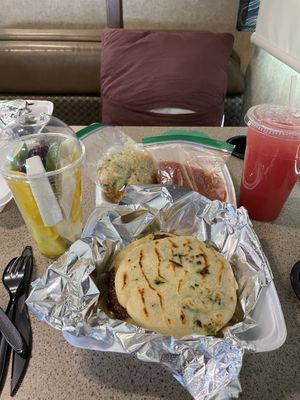 Vegan spread. at Tias in St George