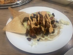Vegan meat taco  at Tias in St George