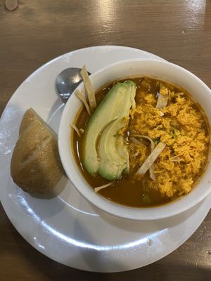 Chicken tortilla soup  at Tias in St George