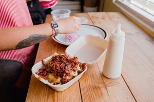 Pastor soy at Chillin Chilakil in Playa Del Carmen