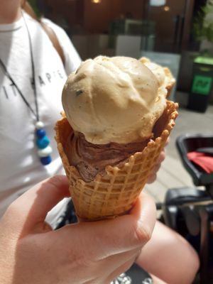 Vegan 2 scoop at Duck Island Ice Cream in Auckland
