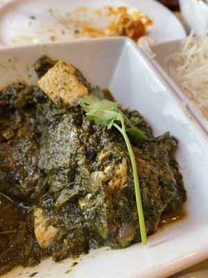 Saag with tofu   at Spice Kraft Indian Bistro in Alexandria