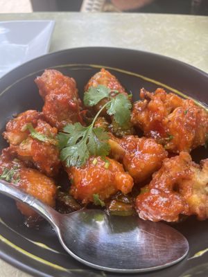 Lashooni 🤍🌱  at Spice Kraft Indian Bistro in Alexandria