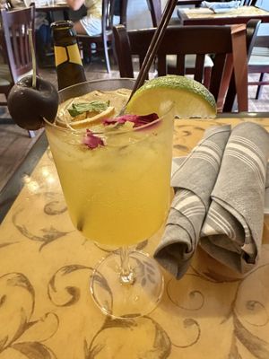 Orange vodka spritz   at Spice Kraft Indian Bistro in Alexandria