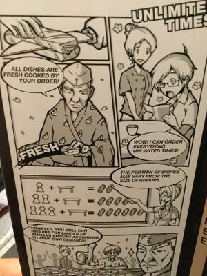 Serving size at OKAMI in Bendigo