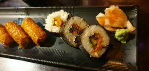 Vegan sushi at OKAMI in Bendigo