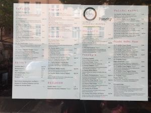 Menu as of June 2021 at Ponchy - Sonntagstraße in Berlin