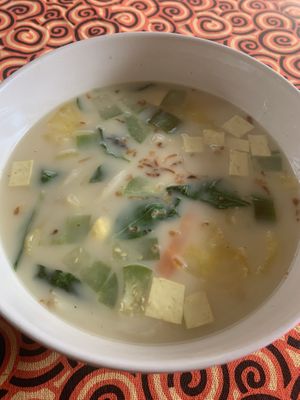 Curry con piña  at Vegan Society in Chiang Mai