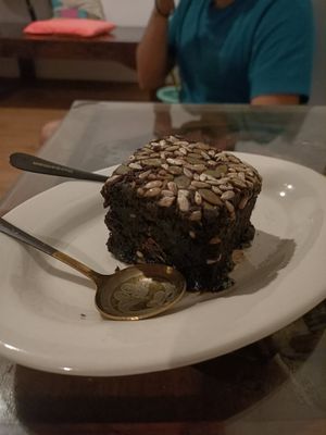 Brownie at Vegan Society in Chiang Mai