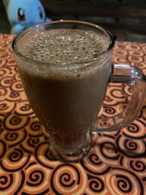 Chocolate and Banana Smoothie   at Vegan Society in Chiang Mai