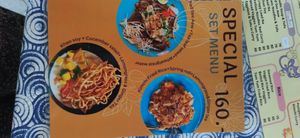 Special menu at Vegan Society in Chiang Mai