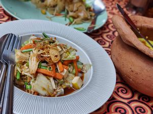 Kimchi tofu at Vegan Society in Chiang Mai