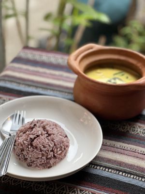 Pumpkin curry  at Vegan Society in Chiang Mai