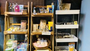 small shop   at Vegan Society in Chiang Mai