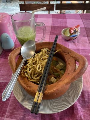 Khao Soi  at Vegan Society in Chiang Mai