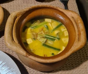 Pineapple curry at Vegan Society in Chiang Mai