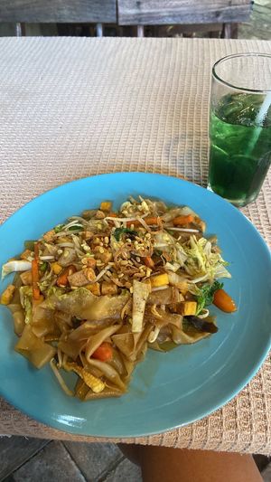 Pad See Ew at Vegan Society in Chiang Mai
