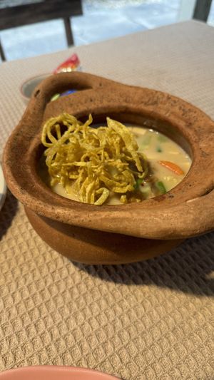 Krow soi  at Vegan Society in Chiang Mai