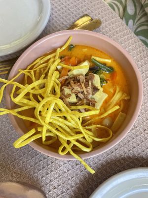Khao Soi  at Vegan Society in Chiang Mai